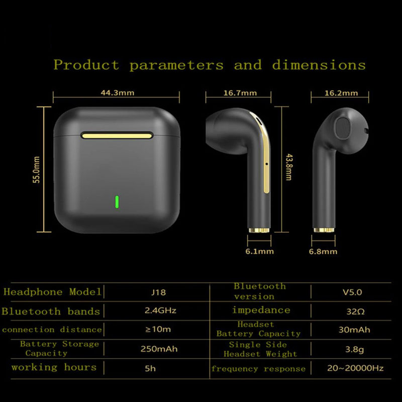 XIAOMI-Wireless Bluetooth Headphones, Stereo Headset, Sports Headset