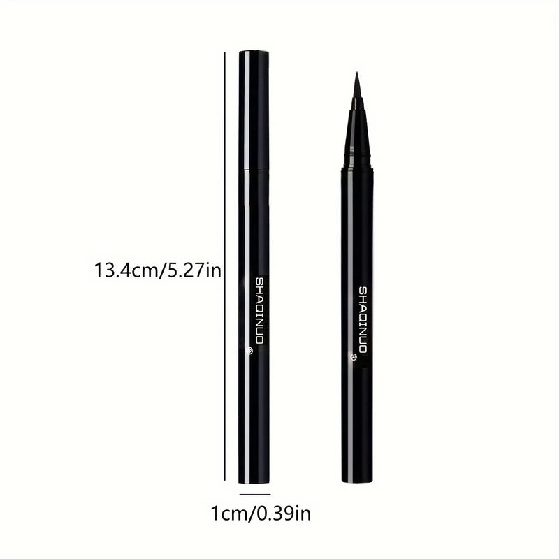 4pcs Eyeliner De Ponta Fina, Suave Como Seda, Fácil De Controlar, De Longa Duração, À Prova De Água E Suor.