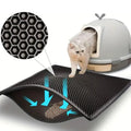 Cat Litter Mat Waterproof Double Layer Pet Litter Box Clean Pad Cat Products Accessories